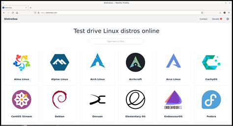 find a Linux distro online